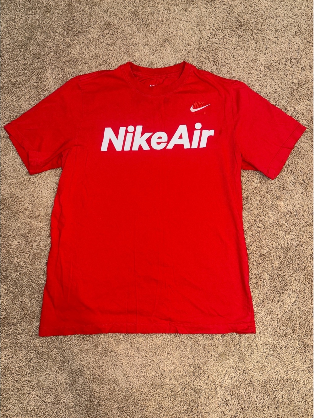 Nike Air Red The Nike Tee T-Shirt Medium